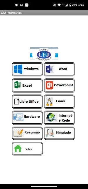 Informatica Concursos CFJ Screenshot 0