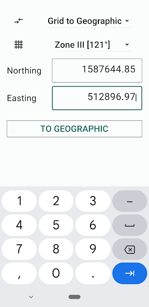 Survey Horizontal Controls Screenshot 1