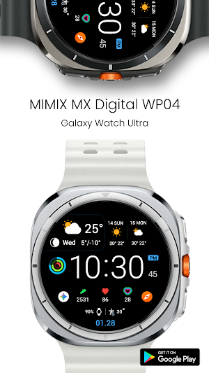 MIMIX Digital WP04 Watchface Screenshot 1
