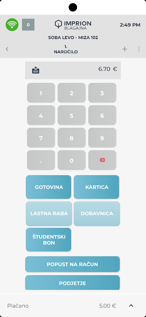 Imprion PoS Screenshot 3