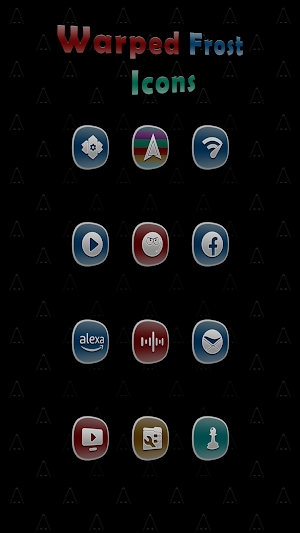 Warped Frost Colors Icons Screenshot 3