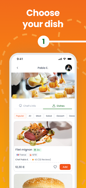 COSINA – Food by Local Chefs Screenshot 2