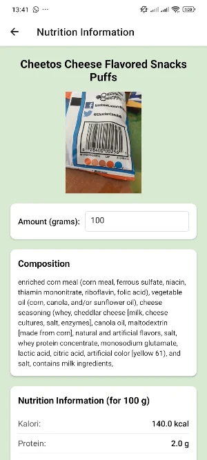 ngeMeal - Food Scanner Screenshot 1