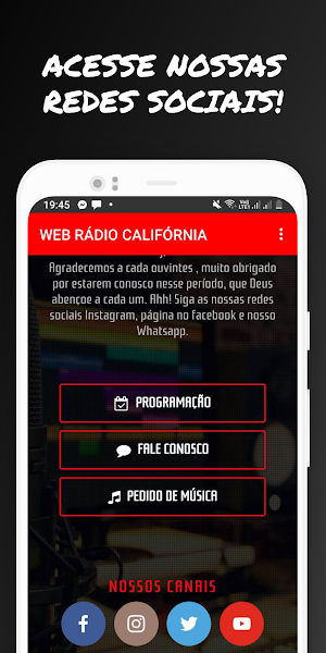 Web Rádio Califórnia Screenshot 2