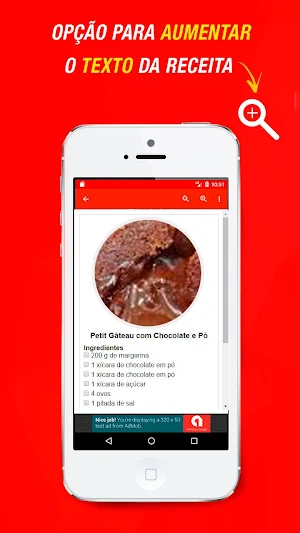 Receitas de Petit Gateau Screenshot 2