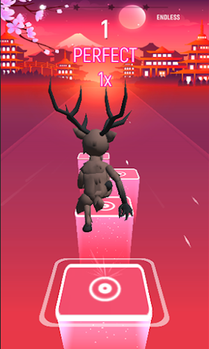 Night In Forest Tiles Dance Screenshot 1