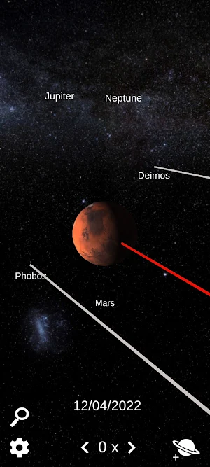 Solar System Simulator Screenshot 2