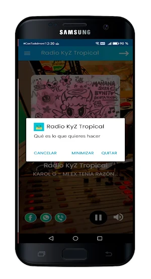 Radio KyZ Tropical Screenshot 2