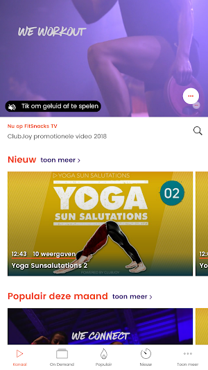 FitSnacks.TV Screenshot 1