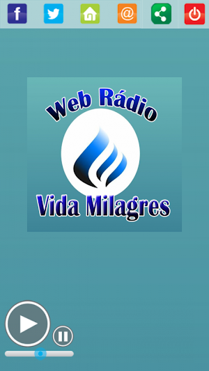 Web Rádio Gospel Vida Milagres Screenshot 1