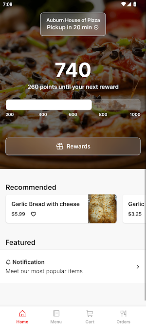 Auburn House of Pizza Screenshot 0