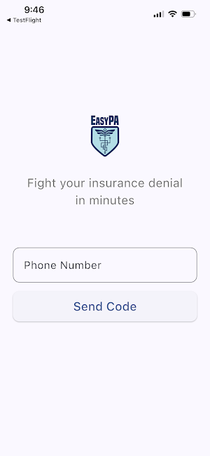 EasyPA Patient Screenshot 0