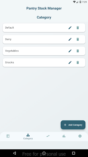Pantry Stock Manager Screenshot 1