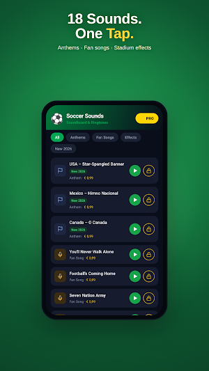 Soccer Sounds & Ringtones Screenshot 0