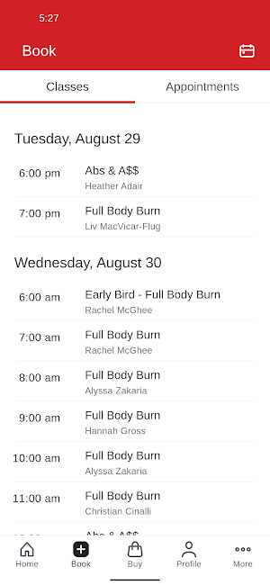 Carries Pilates Plus Screenshot 1