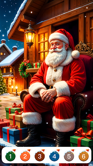Christmas Color by Numbers Screenshot 0