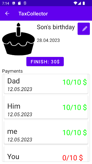 Tax Collector Screenshot 2