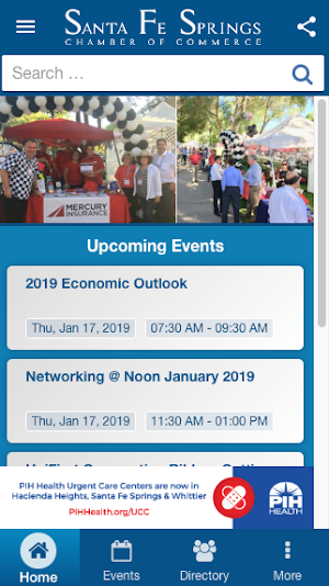 Santa Fe Springs Chamber Screenshot 0