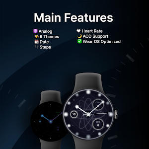 Quantum Particles Watch Face Screenshot 1