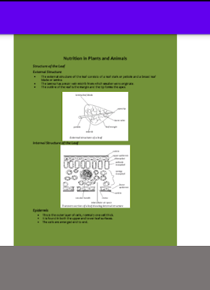 BIOLOGY FORM ONE NOTES PLUS REVISION TOOLKIT Screenshot 3