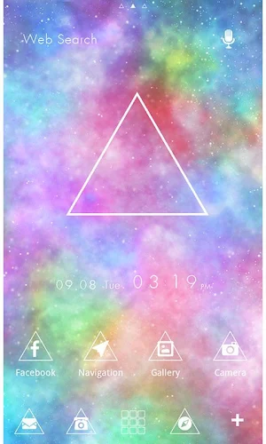 Theme-Psychedelic Triangle- Screenshot 0