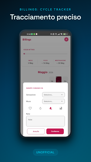 Billings: Cycle Tracker Screenshot 1
