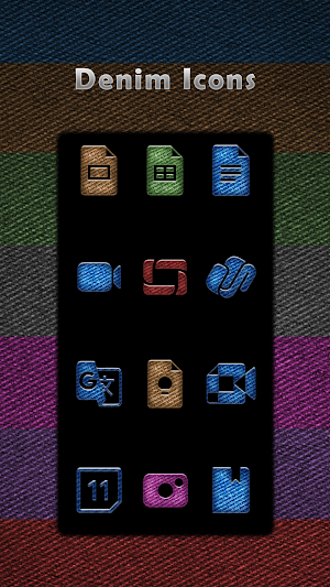 Denim Colors - Frameless Icons screenshot 2