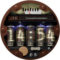 Nixie tube watch face 01