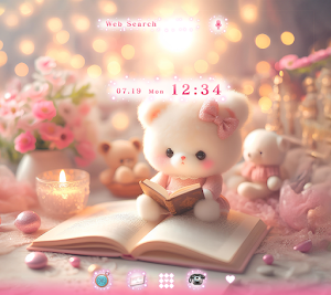 Teddy Bear's Book Time Theme Screenshot 0