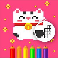 Pixel Art: Coloring by number