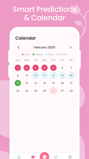 Cyla - Period & Cycle Tracker Screenshot 1