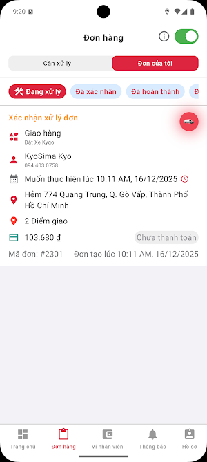 Tài xế Kygo Screenshot 1