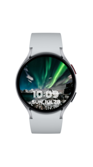 Aurora Borealis Watch Face Screenshot 1
