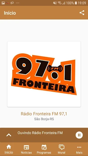 Rádio Fronteira FM 97.1 Screenshot 1