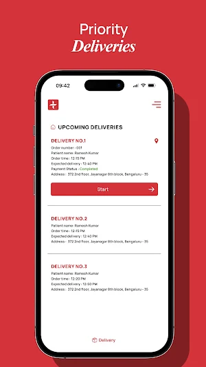 CHC Delivery Screenshot 2