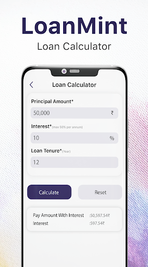 LoanMint : Loan EMI Calculator Screenshot 2