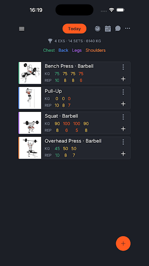 Workout & Gym Log Screenshot 0