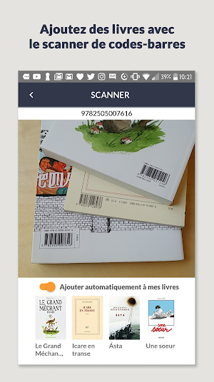 Babelio, le réseau social du livre et des lecteurs Screenshot 1