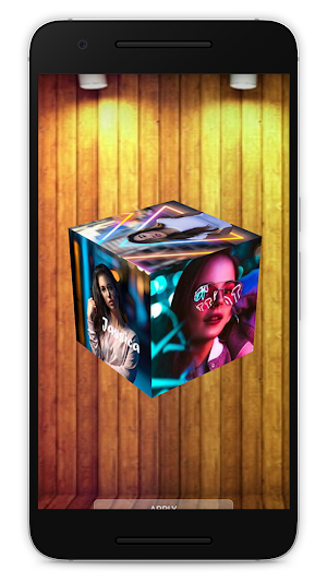 3D Photo Cube Live Wallpaper Screenshot 3