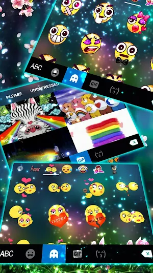 Wonderland Butterfly Keyboard Theme Screenshot 3