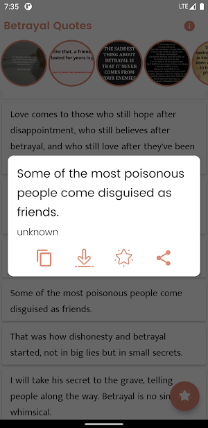 Betrayal Quotes and Sayings Screenshot 3