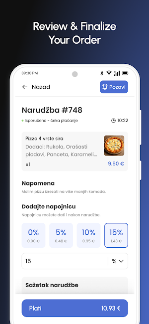 eKonobar Order Screenshot 3