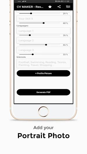 Resume CV Creator for Android Screenshot 3