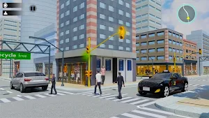 City Taxi Driving Sim Games Screenshot 3