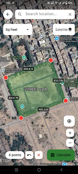 Bhumitra: GPS Land Measure Screenshot 1