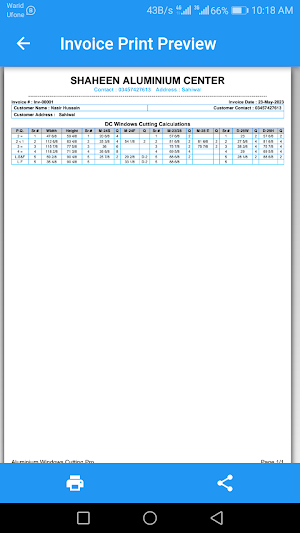Aluminum Windows Cutting Pro Screenshot 3