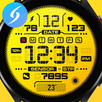 SH023 Watch Face, WearOS watch