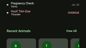 Steady Hand: Livestock Tracker Screenshot 1