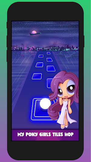 My Little Tiles Hop Pony Game Screenshot 2