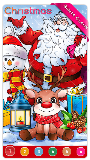 Christmas Color: Coloring Game Screenshot 0